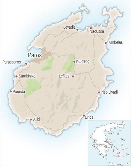 Paros Map